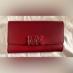 Michael Kors Florence Leather Large Billfold Wallet